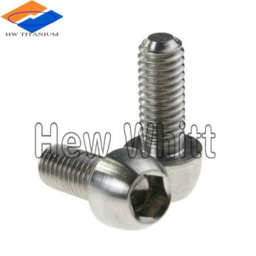 titanium cup head bolts with hex socket